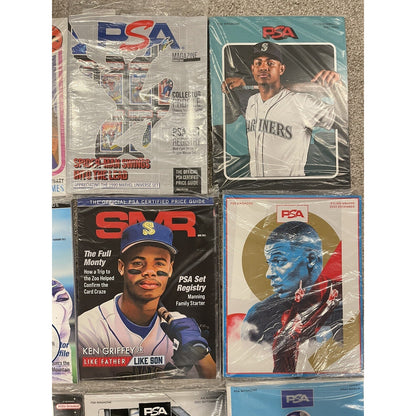 PSA Magazine Lot of 12 2021-2023 LeBron Jordan Mbappe Morant Jeter + More