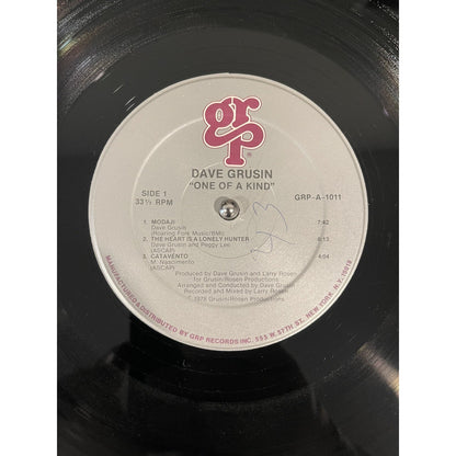 Dave Grusin - One Of A Kind (1984) Vinyl LP Jazz Fusion Funk GRP-A-1011
