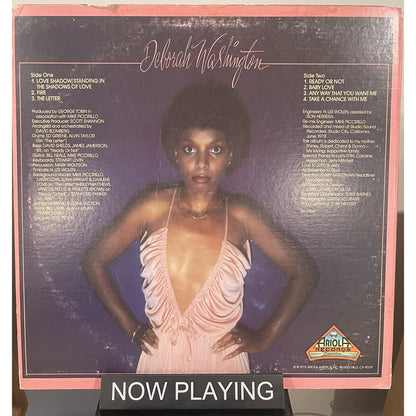 Deborah Washington Any Way You Want It LP Vinyl Record Used 1978 Ariola Funk