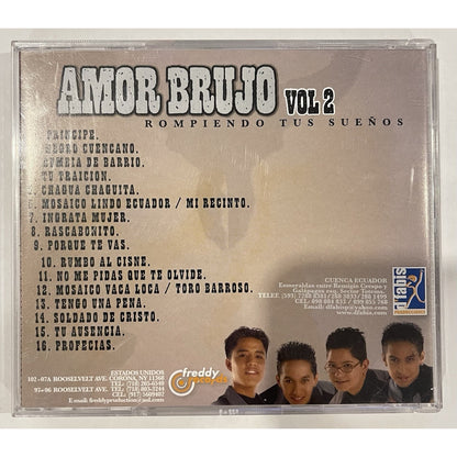 Very Rare Preowned Out of Print CD Amor Brujo Los Numero Uno Del Ecuador 2005