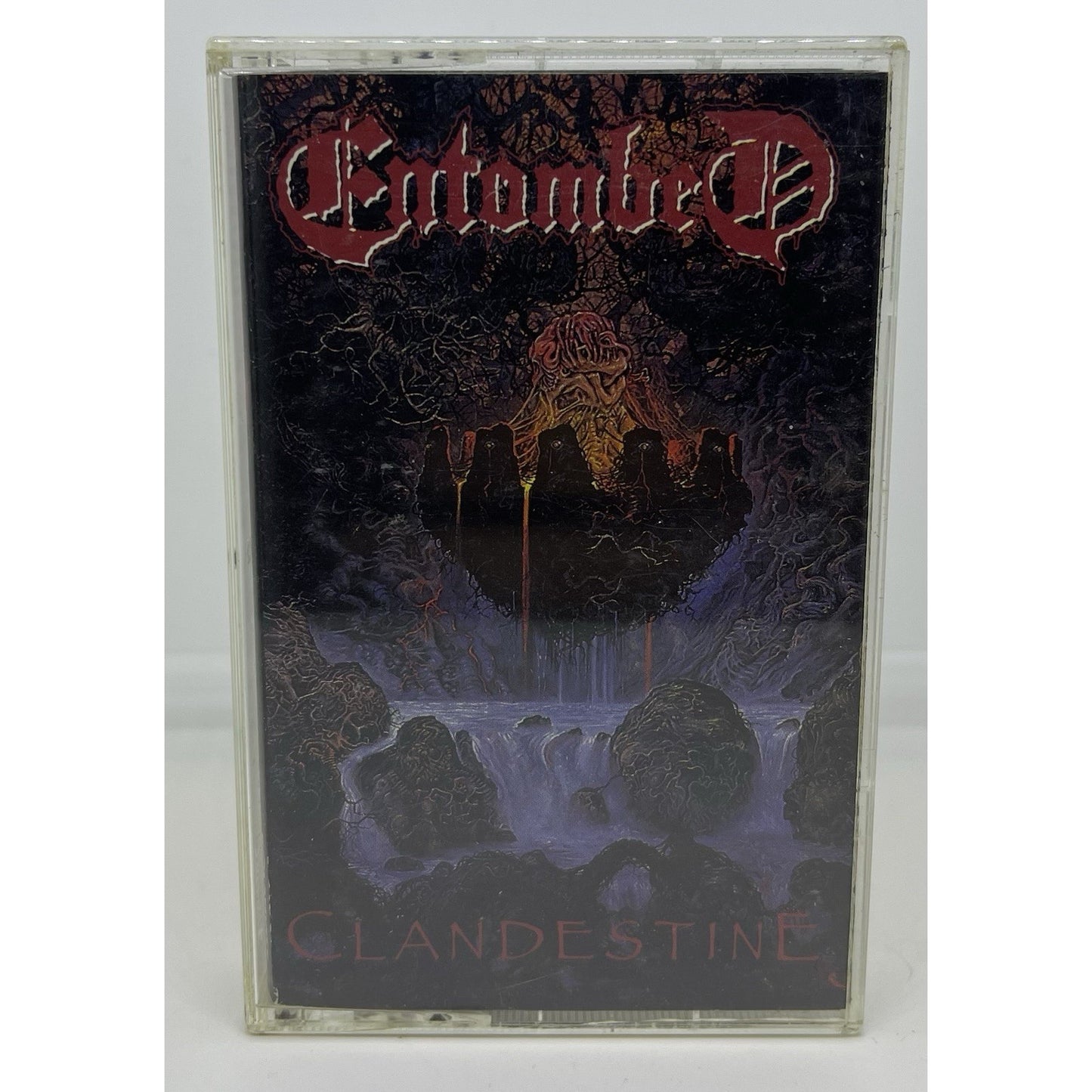 Entombed Clandestine Original Tape Earache Death Metal Dismember Unleashed