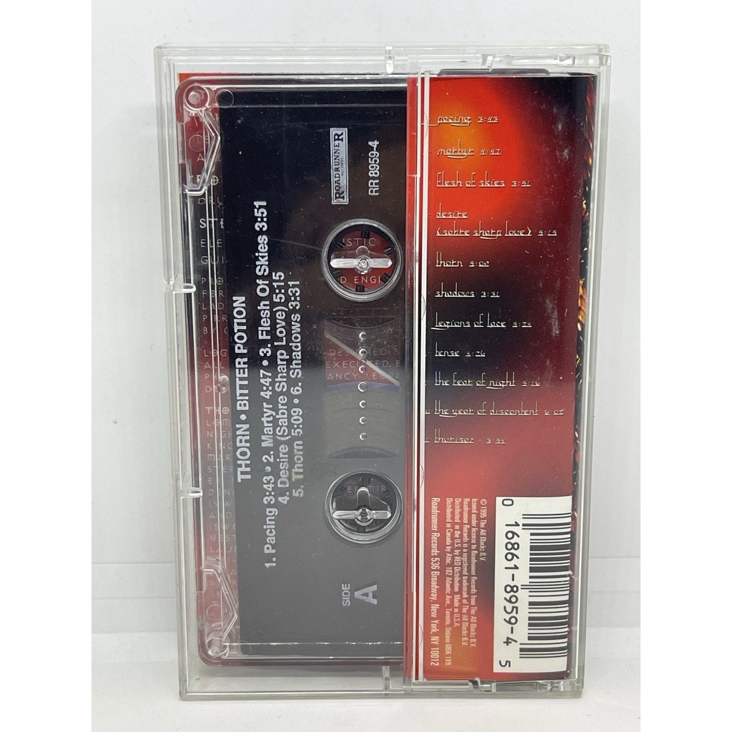 Thorn Bitter Potion 1995 Roadrunner Records Roy Mayorga Stephen Flam Cassette