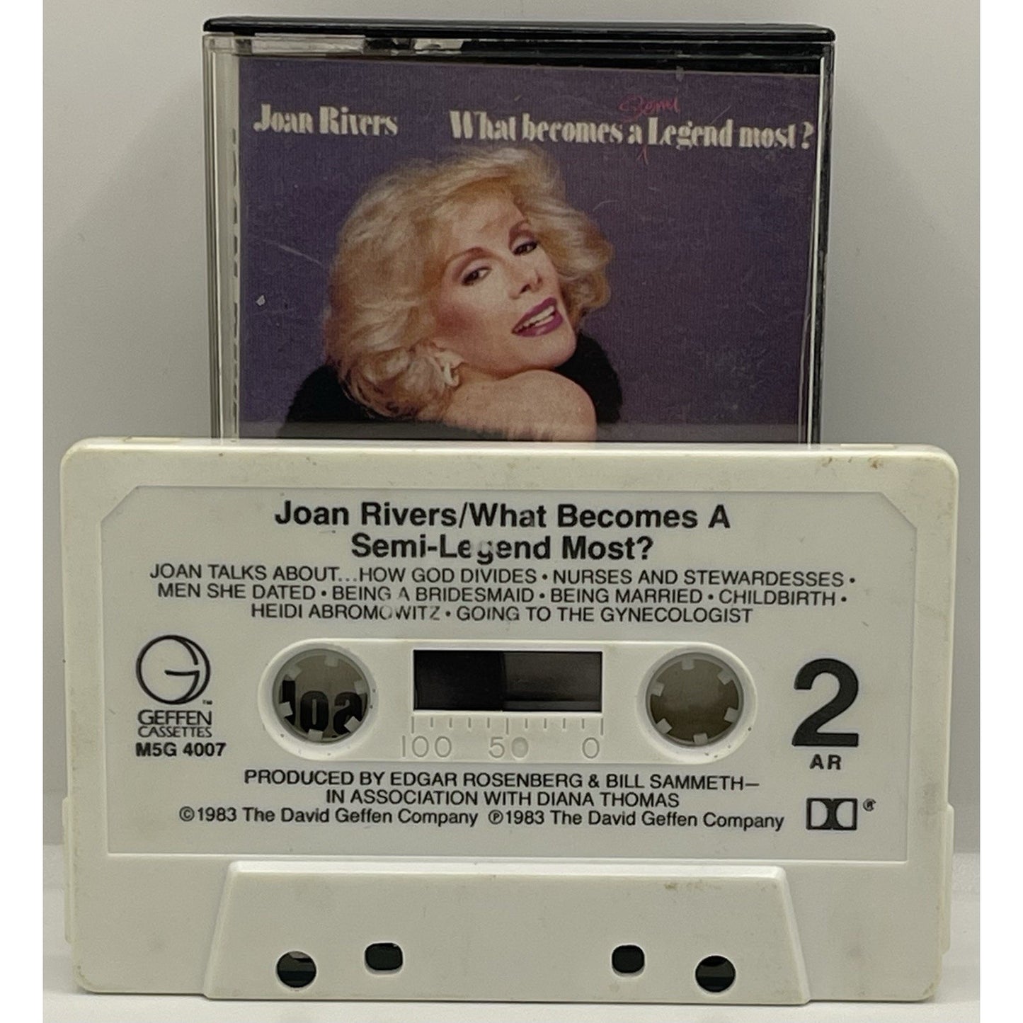 Joan Rivers What Becomes A Legend Most? 1983 Comedy Cassette Tape