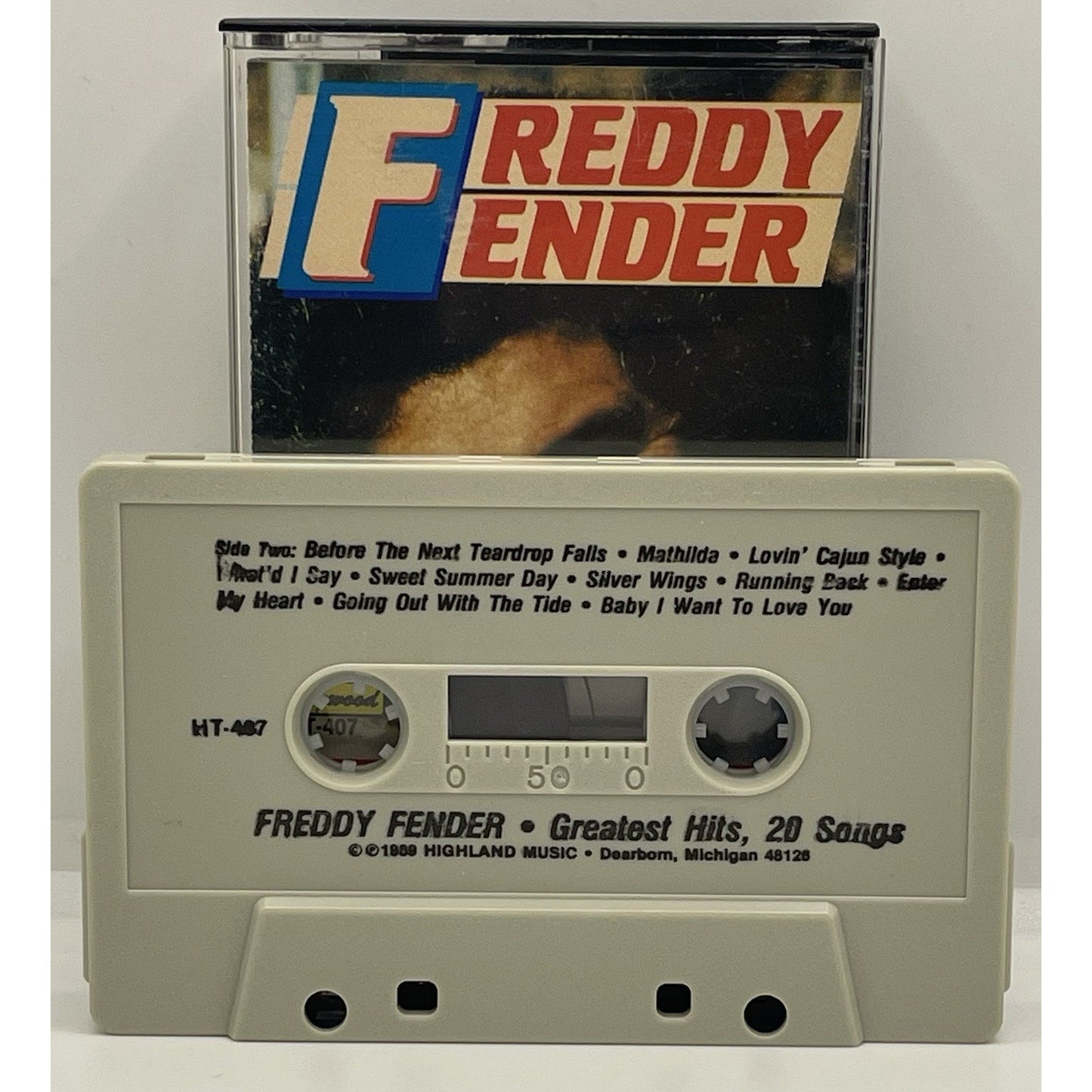 Vintage Freddie Fender Greatest Hits 20 Songs Cassette Tape Very Rare Country