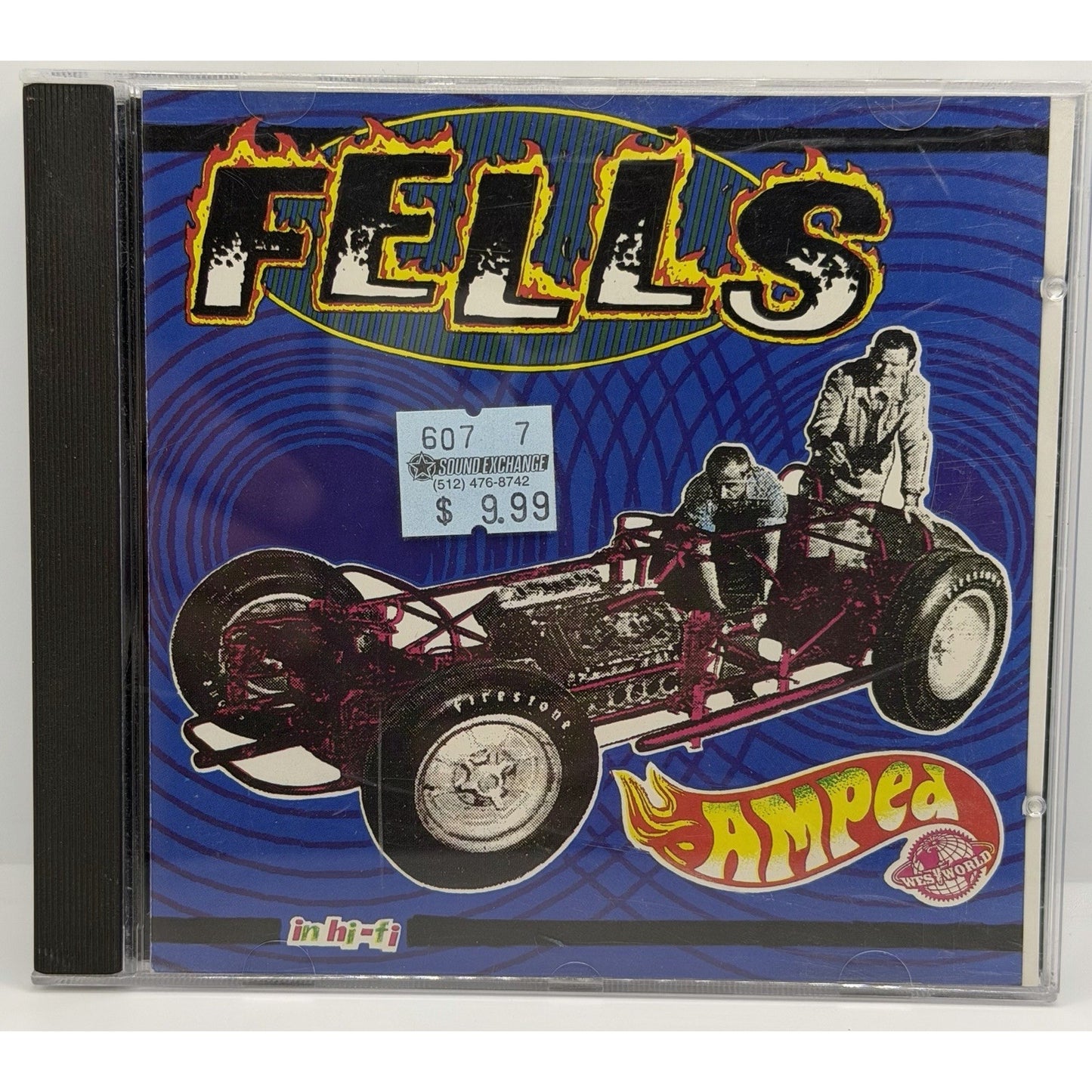 The Falls Amped CD 1994 Tucson Garage Punk Legends! Preowned Hard To Find OOP