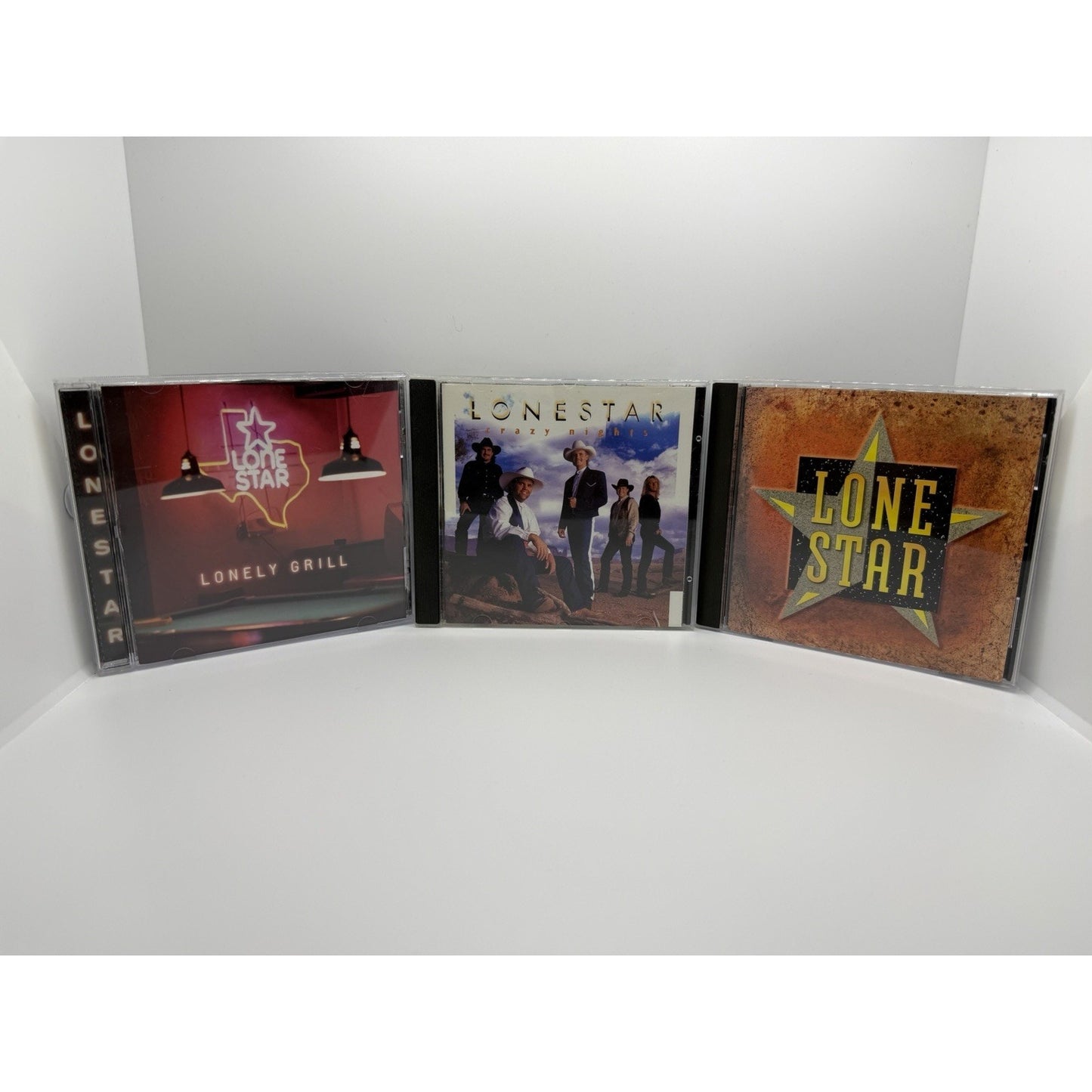Lone Star Music CD Collection Lot of 3 Lonely Grill Crazy Nights Self Titled