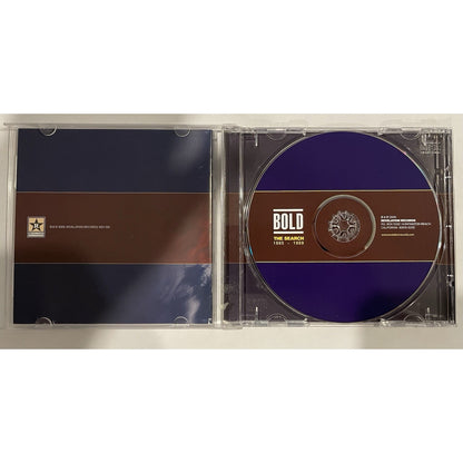 Bold- The Search: 1985-1989- CD 2005 Revelation Records Compilation Hardcore