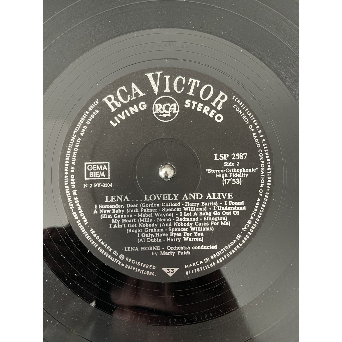 Lena Horne ‎- Lovely And Alive - 1962 Vinyl LP - Soul Jazz / Vocals