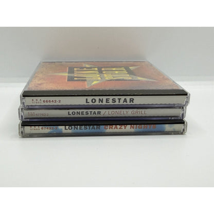 Lone Star Music CD Collection Lot of 3 Lonely Grill Crazy Nights Self Titled