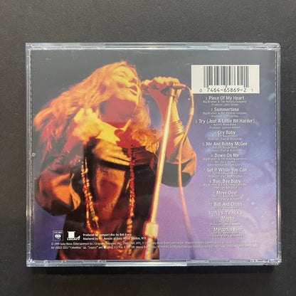 Janis Joplin's Greatest Hits CD Woodstock 1960's era Singer Rock Classic VG