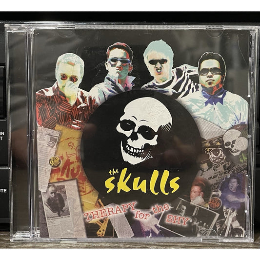 THE SKULLS - THERAPY FOR THE SHY PREOWNED OUT OF PRINT CD PUNK ROCK 2002