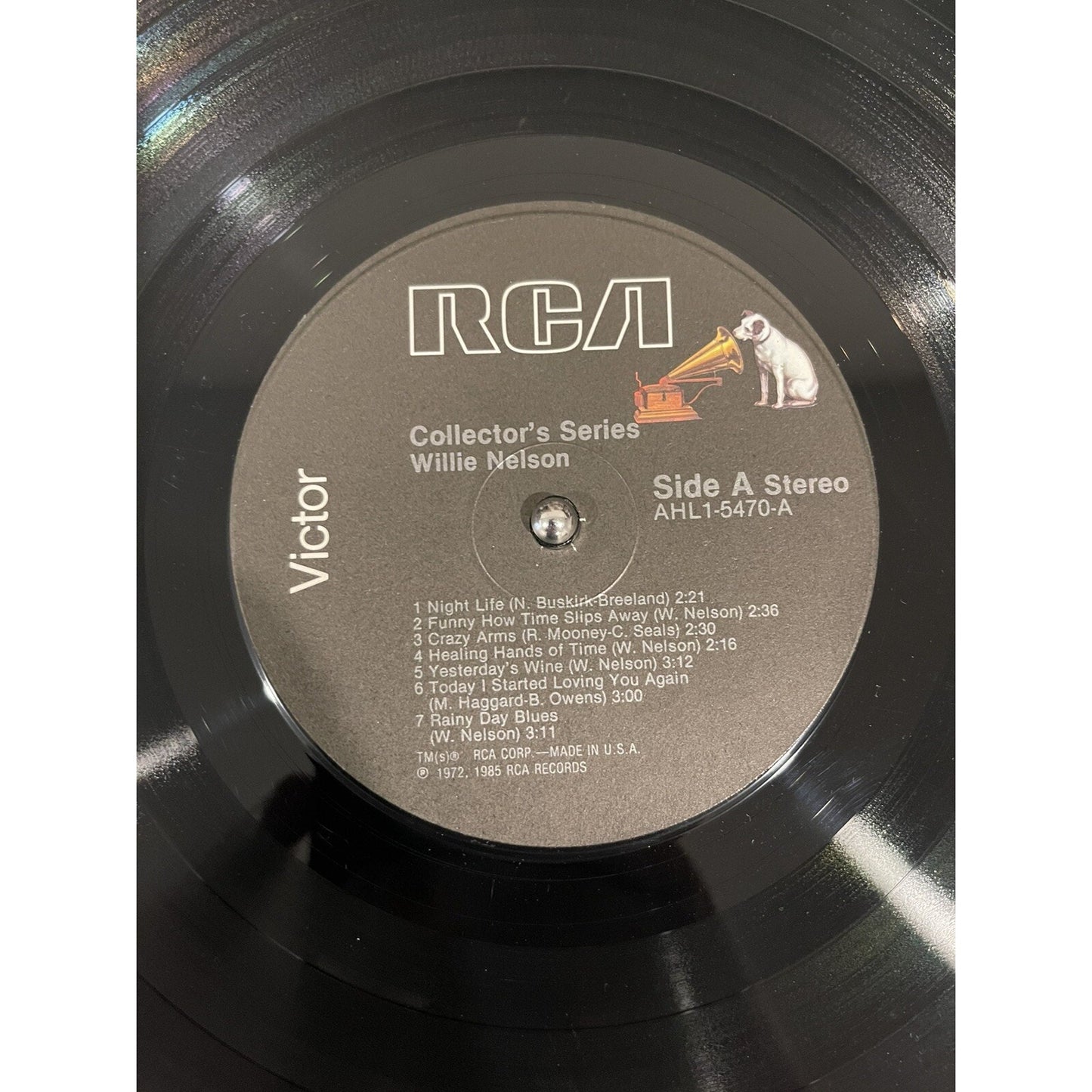 Willie Nelson Self Titled 12” Vinyl RCA Records Compilation Remastered Country