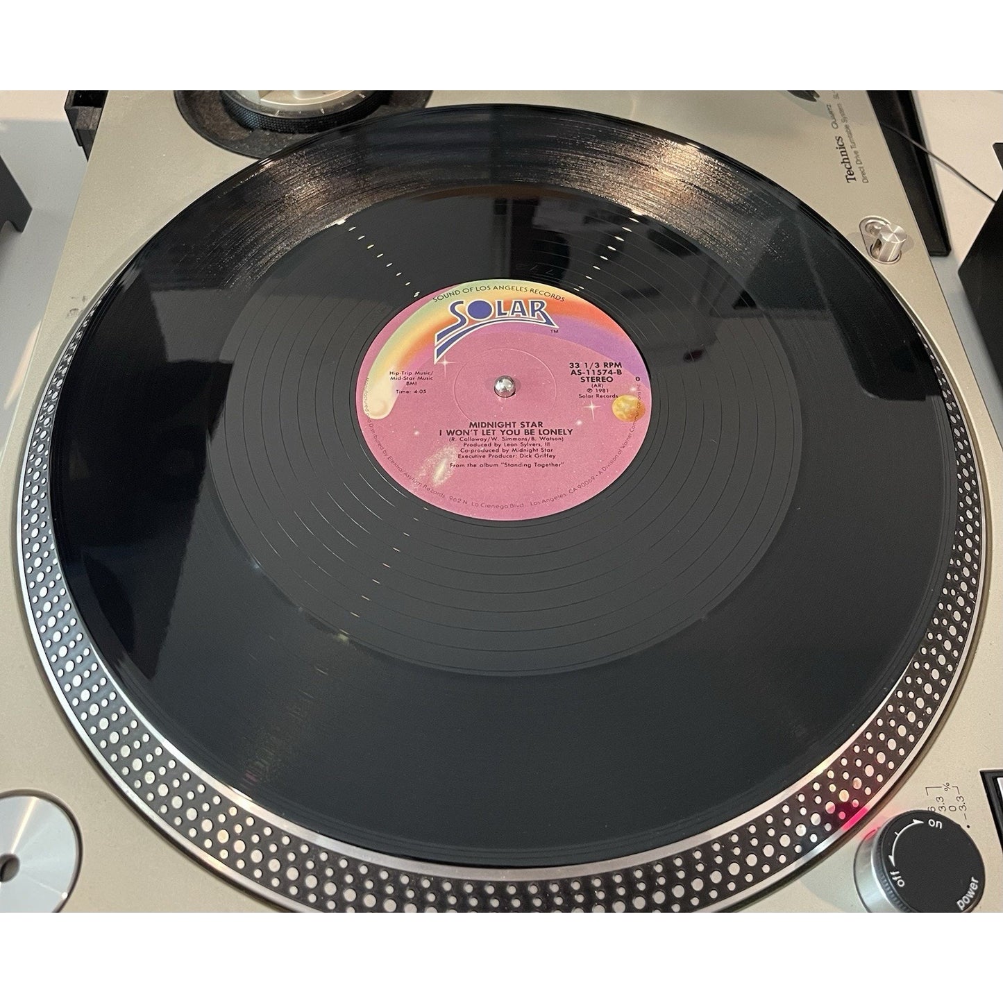 Midnight Star Hot Spot 33 RPM 12" Single Vinyl Out If Print Solar Records