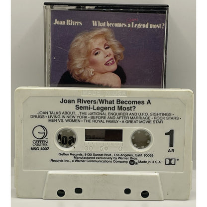 Joan Rivers What Becomes A Legend Most? 1983 Comedy Cassette Tape