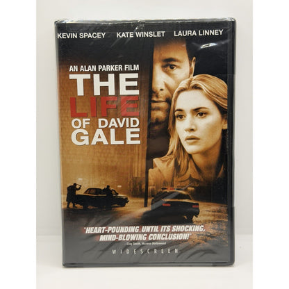 The Life of David Gale Widescreen DVD 2003 Kate Winslet Brand New Factory Sealed