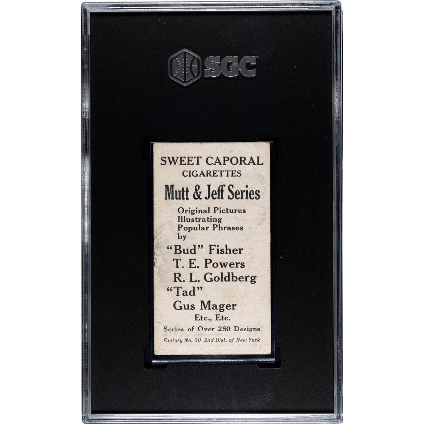 1906-11 Sweet Caporal Mutt & Jeff Series Type 1 I’ll Take the Same 6 SGC 4 VG EX