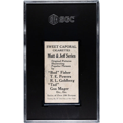 1906-11 Sweet Caporal Mutt & Jeff Series Type 1 I’ll Take the Same 6 SGC 4 VG EX