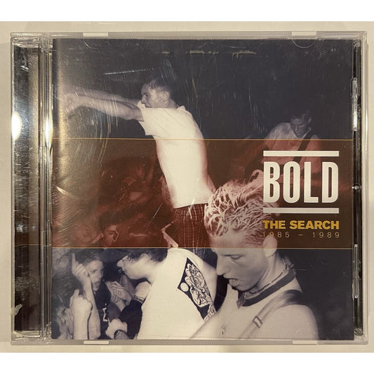 Bold- The Search: 1985-1989- CD 2005 Revelation Records Compilation Hardcore