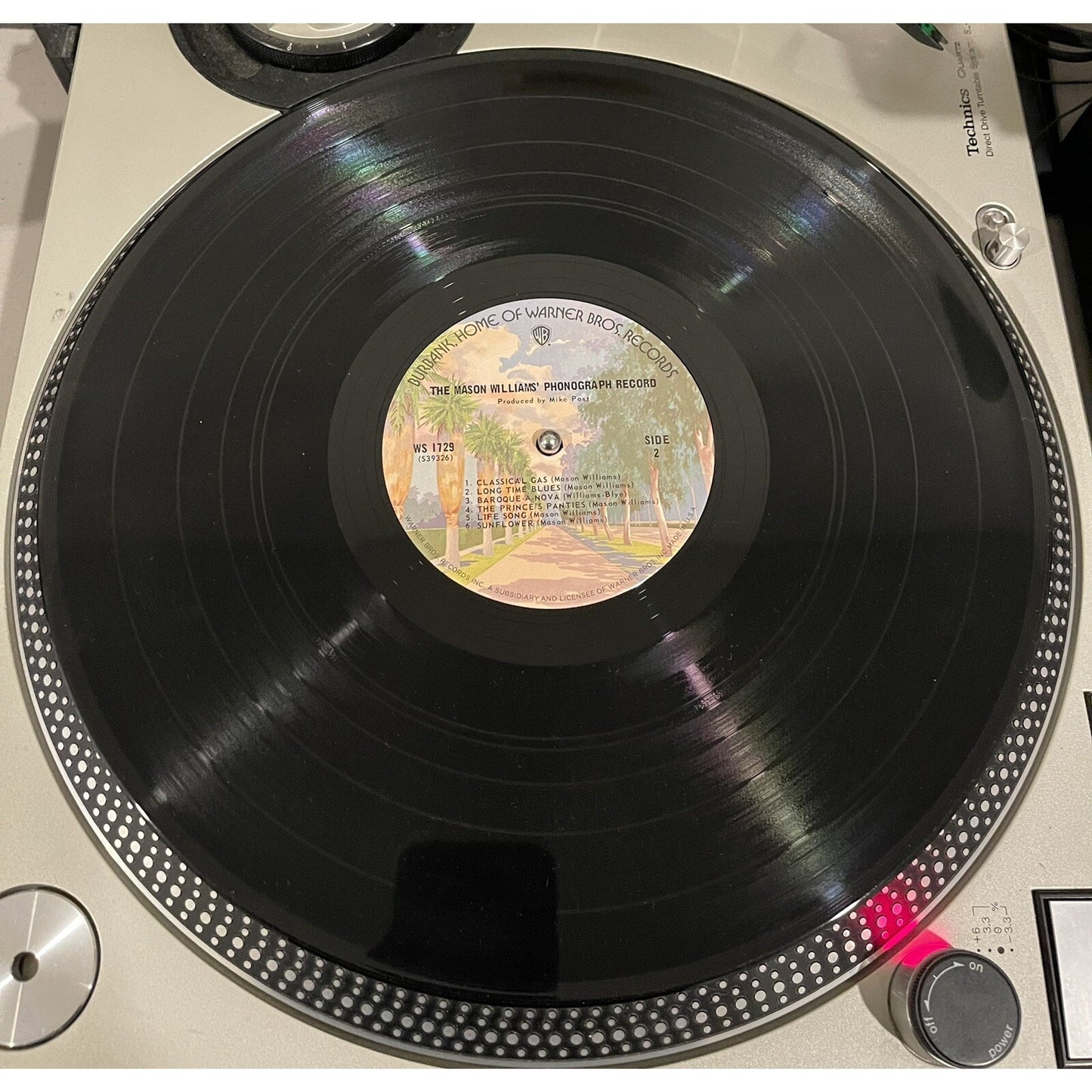 The Mason Williams' Phonograph Record Vinyl 12" LP 33 RPM WS 1729