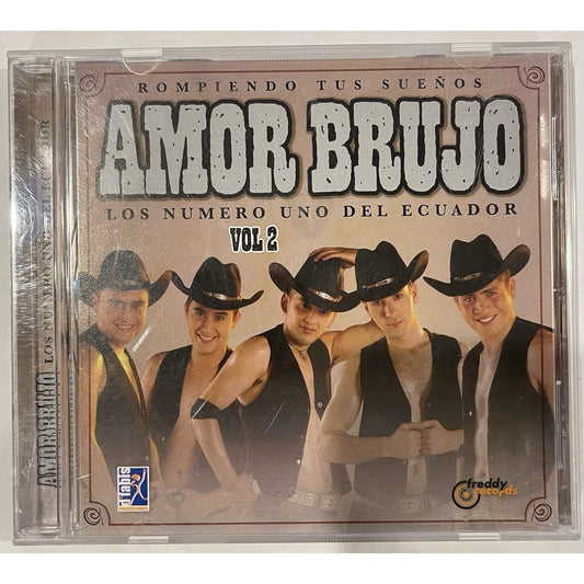 Very Rare Preowned Out of Print CD Amor Brujo Los Numero Uno Del Ecuador 2005