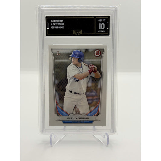 2014 Bowman Draft Picks DP59 Alex Verdugo RC GMA 10 Gem Mint Dodgers Red Sox