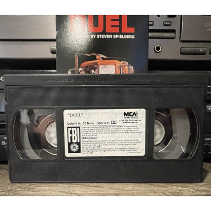 Duel (VHS) Steven Spielberg Rare Hard To Find 1971 Cult Classic Dennis Weaver
