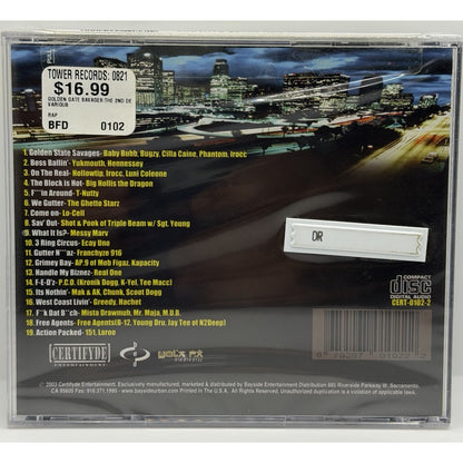 “Golden State Savages” CD SEALED/NEW (2003), Feat: Yukmouth, Luni Coleone