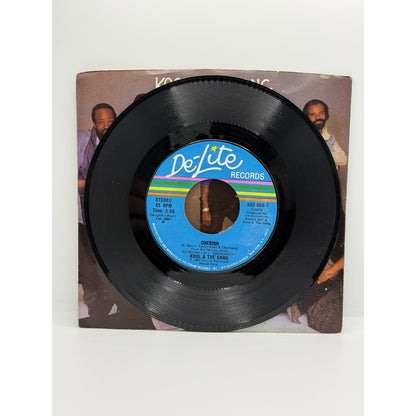 Kool & The Gang 45 RPM Record Cherish 1984 DeLite Records