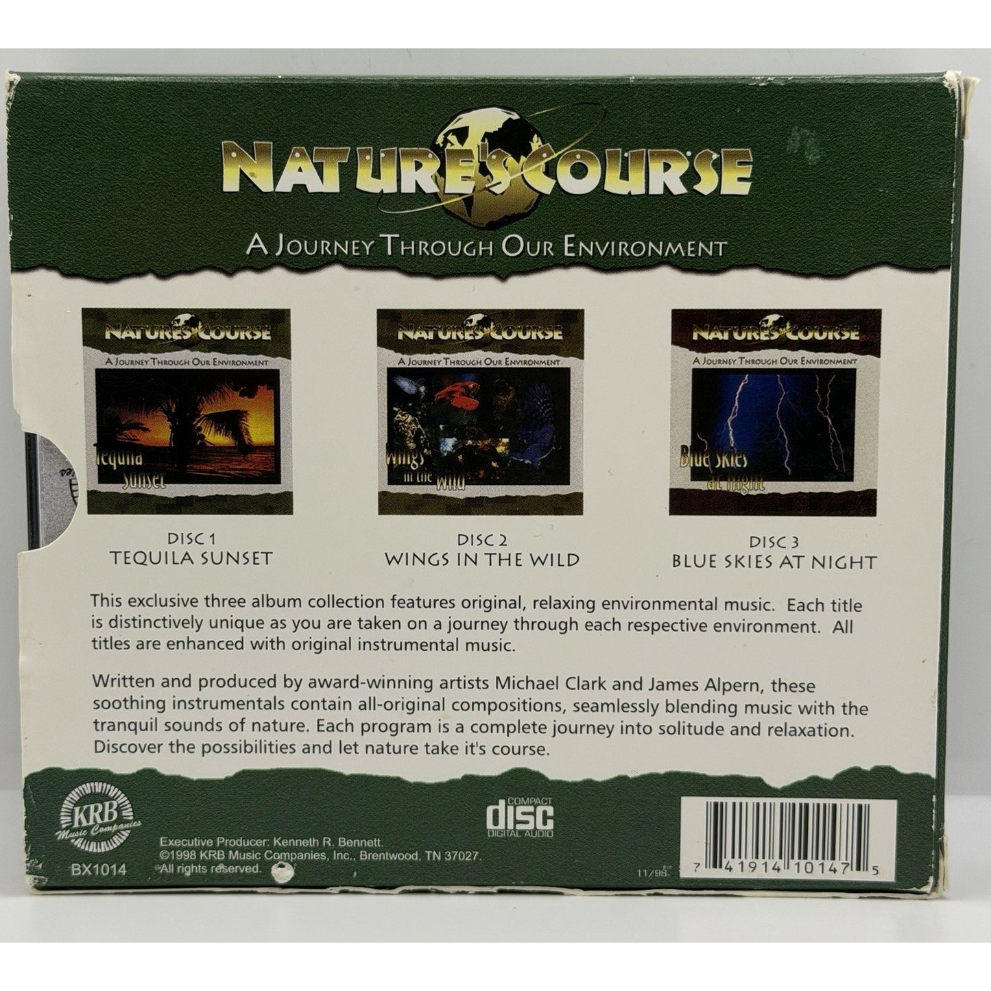 Nature’s Course: Journey Through Our Environment 3 CD Set Complete Preowned