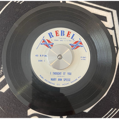 Rare Rebel Records Release Mary Ann Speece I Thought Of You / Two Empty Arms