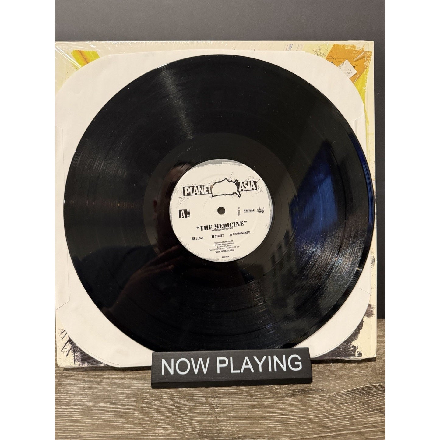 Planet Asia The Medicine Stick & Move Vinyl Single 12 inch Battle Axe Fat Beats
