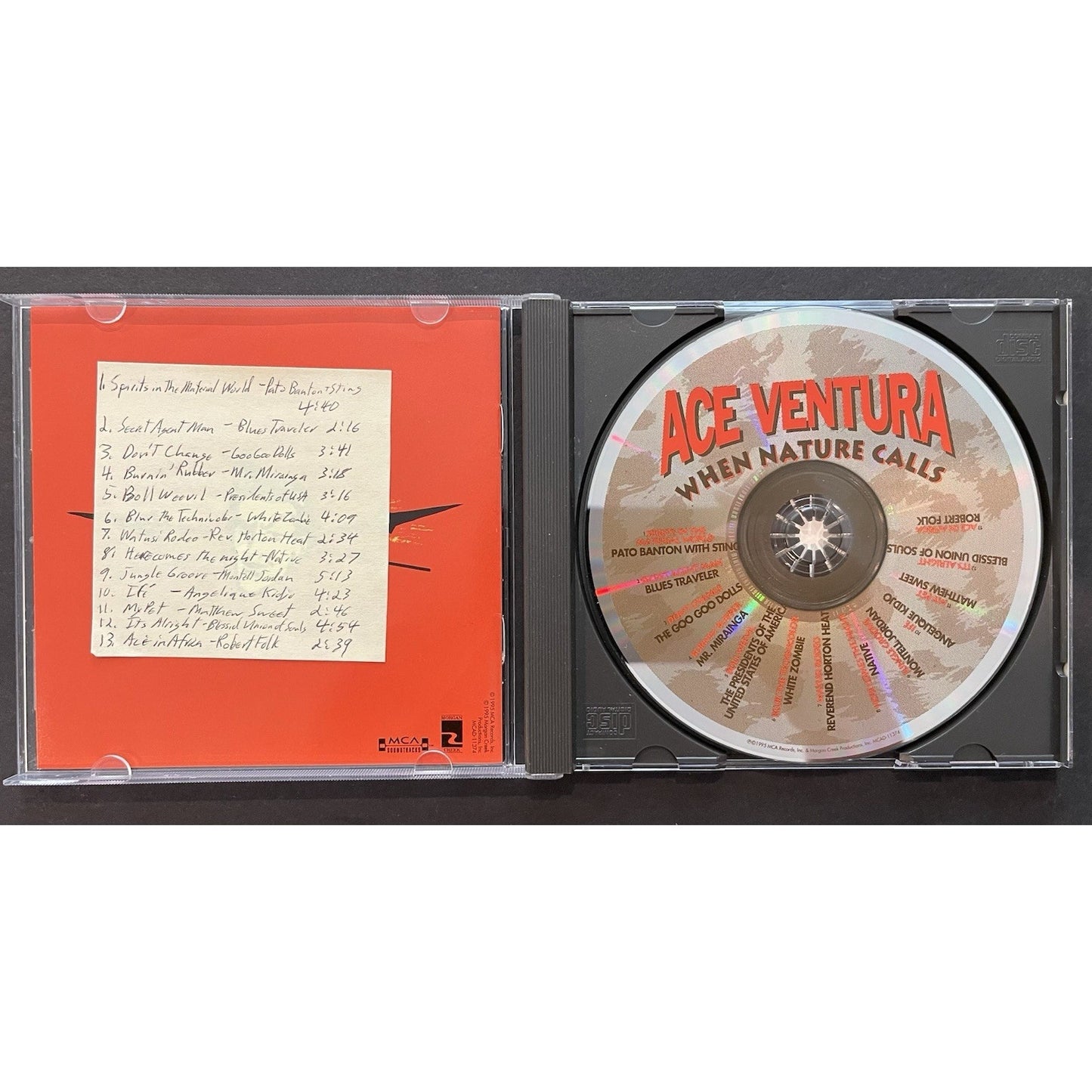 Ace Ventura When Nature Calls [Music from the Motion Picture] MCA Records, 1995