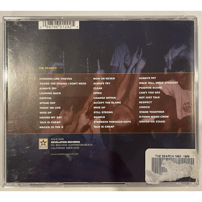 Bold- The Search: 1985-1989- CD 2005 Revelation Records Compilation Hardcore