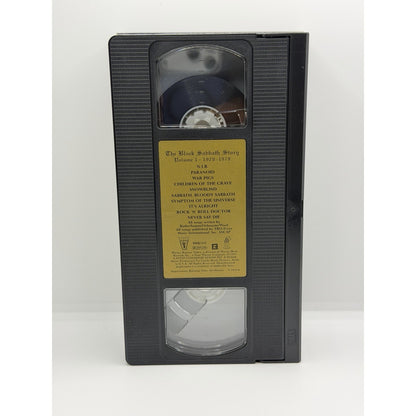 The Black Sabbath Story Volume 1 1970-1978 VHS 1991 Ozzy Osbourne Tony Iommi