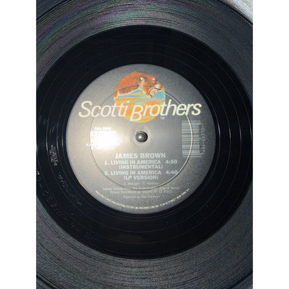 James Brown - Living In America (12" Extended Dance Mix) Rocky IV Scotti Bros.