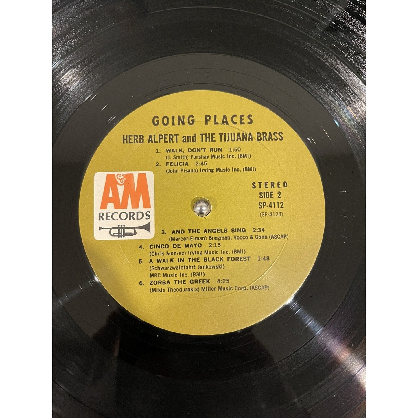 Herb Alpert and the Tijuana Brass Going Places Record Album Vinyl LP SP-4112