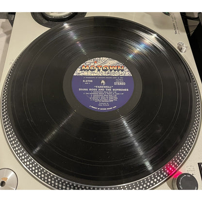 Diana Ross and The Supremes Farewell 2 Vinyl Record Set With Booklet Hole Punch