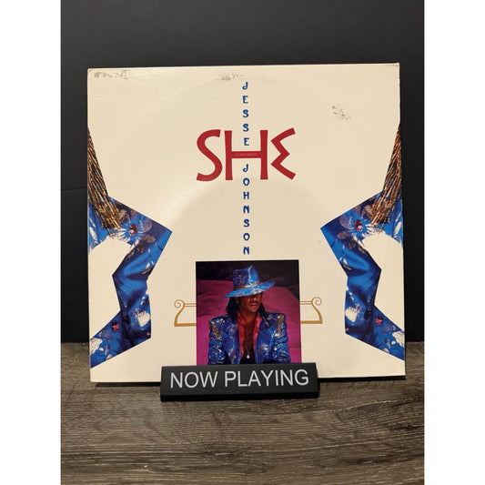 Jesse Johnson She Can’t Resist Vinyl 12 Inch Single Prince Affiliated Artist