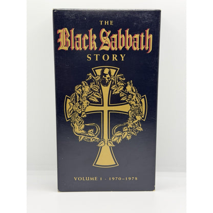 The Black Sabbath Story Volume 1 1970-1978 VHS 1991 Ozzy Osbourne Tony Iommi