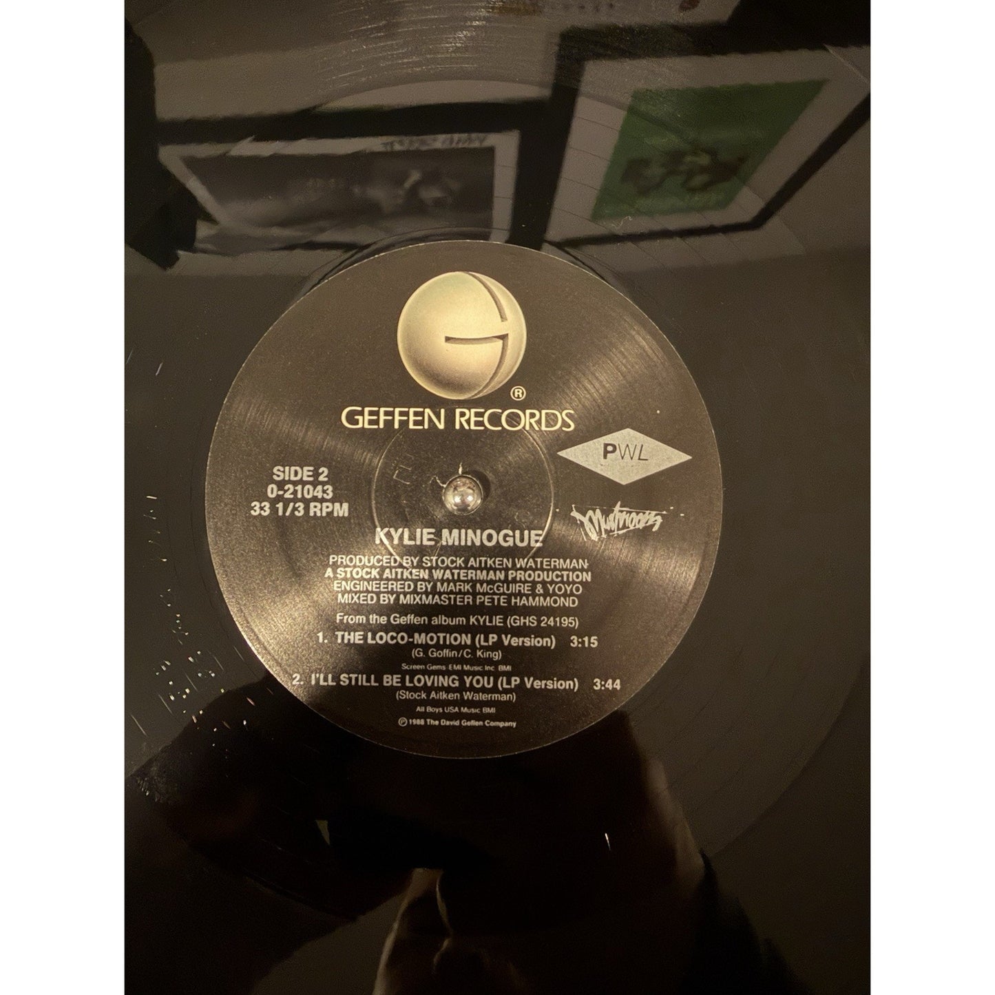 KYLIE MINOGUE - THE LOCOMOTION- orig US 12" VINYL maxi single 1988 Preowned