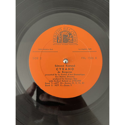 Rare Cyrano Bergerac Edmond Rostand FRL 1526 Everest Period Records Vinyl Record